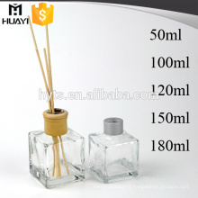 HOT perfume glass aroma reed diffuser bottle for air freshening